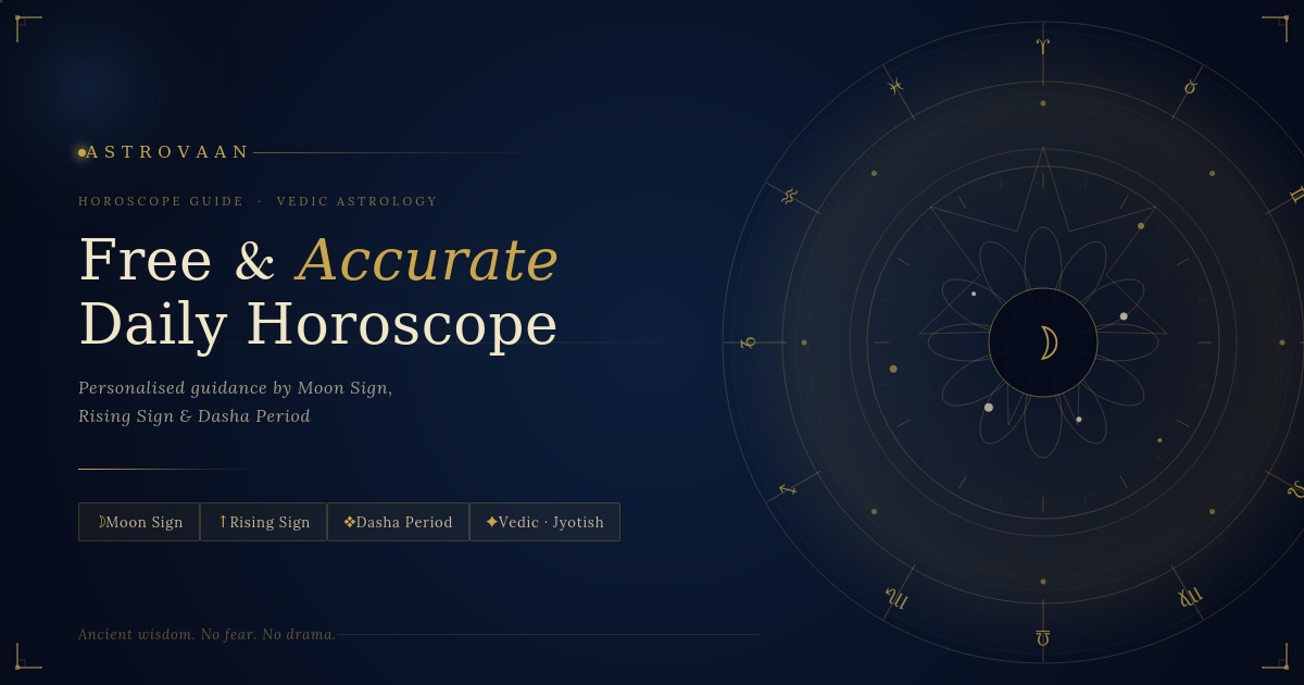 Free & Accurate Daily Horoscope: Personalised Daily Guidance by Zodiac Sign