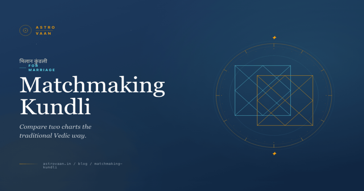 Matchmaking Kundli: Understanding Its Importance | AstroVaan